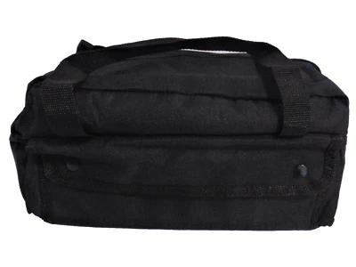 Mechanics Tool Bag Black Nylon GI Style Zip Carry Handles Nylon Supplies NWOT
