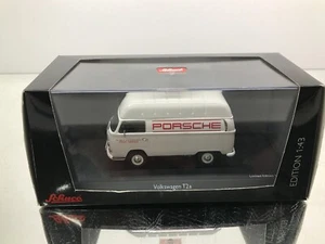 SCHUCO 03491 VOLKSWAGEN VW T2A KASTEN HOCHDACH PORSCHE VAN -1:43- GOOD IN BOX - Imagen 1 de 7