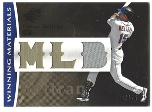 Carlos Beltran 2008 SPx Winning Materials MLB 002/125 Card# WM-CB - Picture 1 of 4