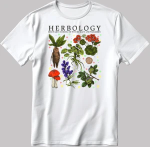Herbology Plants Short Sleeve T Shirt Men/Woman F083 - Picture 1 of 6