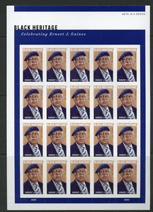 UNITED STATES ERNEST J. GAINES COMPLETE SHEET MINT NEVER HINGED - Picture 1 of 1