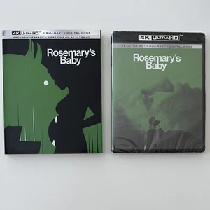 Rosemarys Baby (4K Ultra HD + Blu-ray w/ Slipcover) Region Free Polanski Horror - Picture 1 of 4