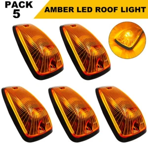 5X Bombillas LED ámbar con lente transparente de techo marcador de cabina para camionetas Chevy/GMC - Imagen 1 de 14