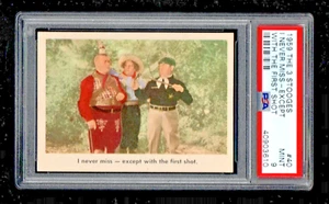 1959 Fleer Three Stooges #40 I never miss - except with the first shot. PSA 9 - Picture 1 of 2