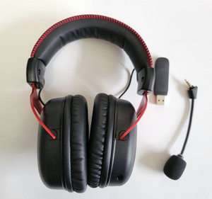 NB HyperX Cloud II Wireless Over Ear Gaming Headset PC PS4 PS5 Switch Red