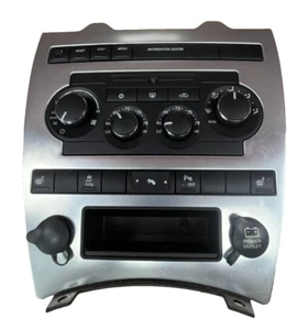 2005-2007 Jeep Grand Cherokee Commander Climate Control Switch Bezel Silver HVAC - Picture 1 of 13