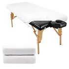 2Pcs Massage Table CoverMassage Table Protector Cotton+PE Sheets Stain-Resist...