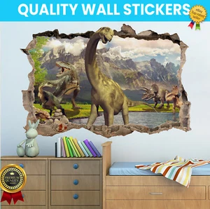 Dinosaurier Wandtattoo Aufkleber Wandbild Poster Druck Wandsticker Kunst Aufkleber Deko Kind - Bild 1 von 1