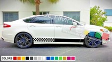  Stripes for Ford Fusion 2013 2014 2016 2017 Racing sport Sticker Decal Side Doo