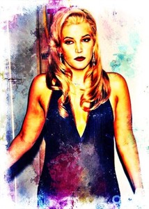 Lisa Marie Presley Model Celebrity Sexy 6/10 ACEO Fine Art Print By:Q