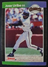 Jose Uribe - San Francisco Giants - 1989 Donruss Baseball Card #131