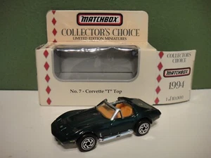 Matchbox Collectors Choice 1994 Limited Edition Miniatures No 7 Corvette "T" Top - Picture 1 of 13