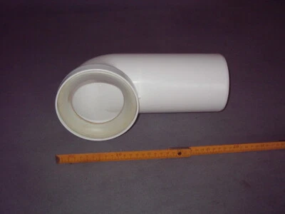 WC-Bogen 90° Anschlussrohr Toilette 110 mm 90 Grad ca. 30 cm - Bild 1 von 4