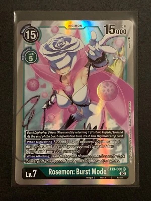 Rosemon: Burst Mode BT13-060 SR - Versus Royal Knights - Digimon TCG - Image 1 of 3