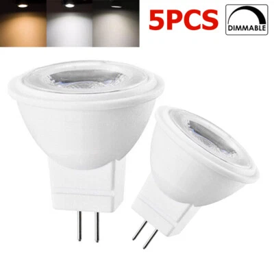 5X MR11 COB LED Downlight 3W Adjustable Downlights Dimmable Cool White 2835SMD - Image 1 of 4