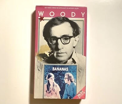Bananas VHS Rare Key Video Woody Allen 70s Cult Classic Comedy Spoof Parody OOP - Image 1 of 4