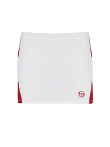 Sergio Tacchini Damen ZALIA Tennisskort - weiß/rot Borte/Detail - Bild 1 von 1