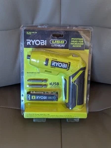 Ryobi FVD50K USB 4-Volt Lithium Screwdriver Kit With Pivoting Head NEW - Picture 1 of 4
