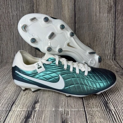 Nike Tiempo Legend 10 Pro FG Emerald/Dark Atomic Teal/Sail Sz 6 FQ3248-300 - Image 1 of 4