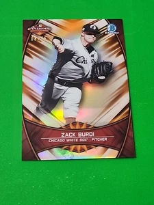 Zack Burdi 2019 Topps Bowman Chrome Arizona Fall League Orange Refractor 8/25 - Picture 1 of 6