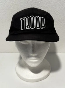 World of Troop Hat Cap 5 Panel Camp For The Real Ones Short Brim 80s 90s Hip Hop - Picture 1 of 9