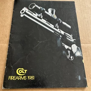 1981 COLT FIREARMS CATALOG, COLT WALKER, 1860 ARMY - Picture 1 of 5