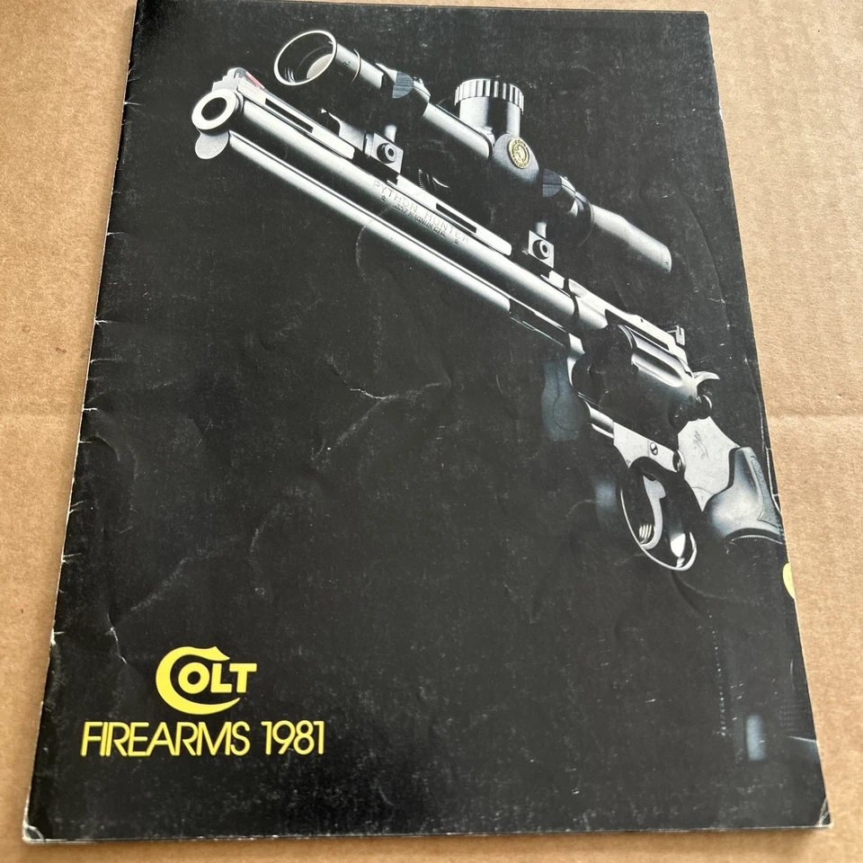 1981 COLT FIREARMS CATALOG, COLT WALKER, 1860 ARMY - Image 1 of 4