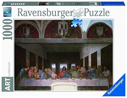 1000 Piece Jig Saw Puzzle Da Vinci Last Supper Art Collection Labs Burger 17236 - Image 1 of 4