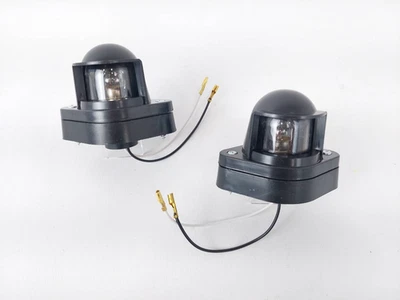 A Pair License Plate Lamp Lights Fits For Datsun Nissan 720 Pickup 1980-1985 - Image 1 of 4