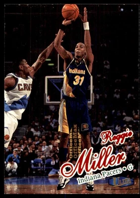 Reggie Miller 1997-98 Ultra #73 Pacers NBA LEER ENVÍO GRATUITO AutographDen Foto 1 de 2