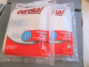 2x Eureka Style Type U Vacuum Cleaner Bags 54310C ~ Pack of 3 - Picture 1 of 1