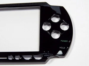for Sony PSP 1000 PSP1000 Black Front Faceplate Shell Case Cover Proctector Repl - Picture 1 of 2
