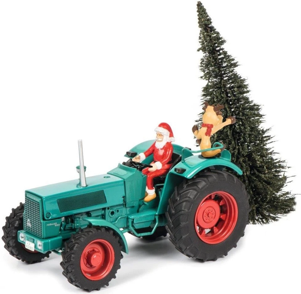 SCHUCO, HANOMAG with Santa Claus and fir tree, 1/32, SCH7802 - Image 1 of 1