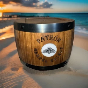 Patron Tequila Wood Barrel Select Lighted Bottle Glorifier. New - Picture 1 of 9