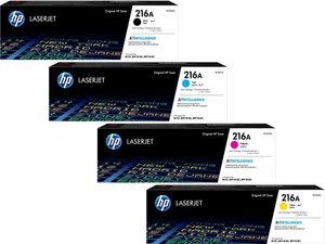 HP 216A / W2410A / W2411A / W2412A / W2413A Toner Sparset schwarz, cyan, magenta - Bild 1 von 4