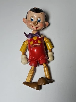 Muñeca marioneta de madera de madera Walt Disney de 11" ideal de los años 30 de colección Foto 1 de 4