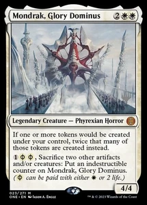 Mondrak, Glory Dominus Promo Pack: Phyrexia: All Will Be One (PONE) #23p Regular - Foto 1 di 1