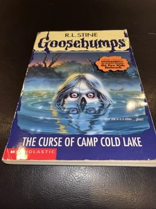 Goosebumps #56 The Curse of Camp Cold Lake Vintage RL Stine 1st Print 1997 - Picture 1 of 7