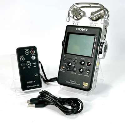 Sony PCM-D100 Linear PCM Recorder 32GB Hi-Res Remote Tested AC100V - Image 1 of 4
