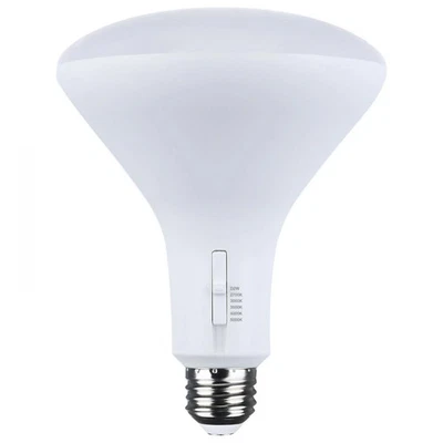 11 Watt BR40 LED - 27K/30K/35K/40K/50K CCT Selectable - Dim to Warm - White Fini - Image 1 of 4
