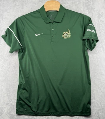 Nike Dri Fit UNC Charlotte 49ers Green Short Sleeve Polo Shirt Men’s Size XL - Image 1 of 4