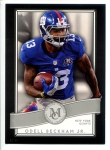 Tarjeta de arte jumbo 2015 Topps Museum Odell Beckham Jr 5x7 #/49 gigantes - Imagen 1 de 2