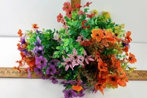 Mixed Lot All Occasion Silk Artificial Flowers - Bougainvillea & More - 10 Stems - Picture 1 of 5