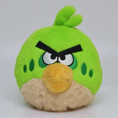 SAMPLE Color Test Red Bird In GREEN Plush | 5" 2012 CWT Collection - Image 1 of 4