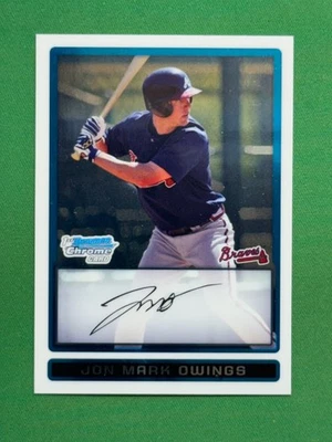 2009 Bowman Baseball 1st Bowman Chrome Prospects #BCP47 Jon Mark Owings - Image 1 of 2