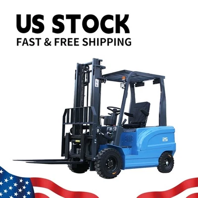 Frete grátis 2,5 toneladas empilhadeira elétrica pneus almofada sólida EUA armazém EPA - Imagem 1 de 4