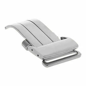 18MM DEPLOYMENT STRAP BAND BUCKLE CLASP FOR BREITLING PILOT LEATHER STRAP BRUSH - Picture 1 of 4