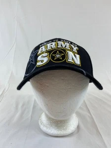 Berretto da baseball Orgoglioso esercito genitore cappello strapback figlio militare nero patriottico USA - Foto 1 di 10