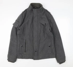 Projek Raw Men's Grey Military Jacket Size L - Picture 1 of 12