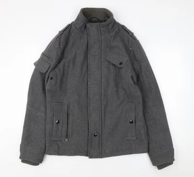 Projek Raw Men's Grey Military Jacket Size L - Image 1 of 4